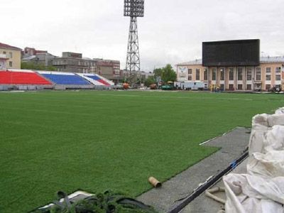 Spartak Novosibirsk footall stadium