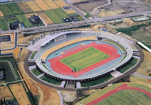 Toyama Athletic Stadium footall stadium